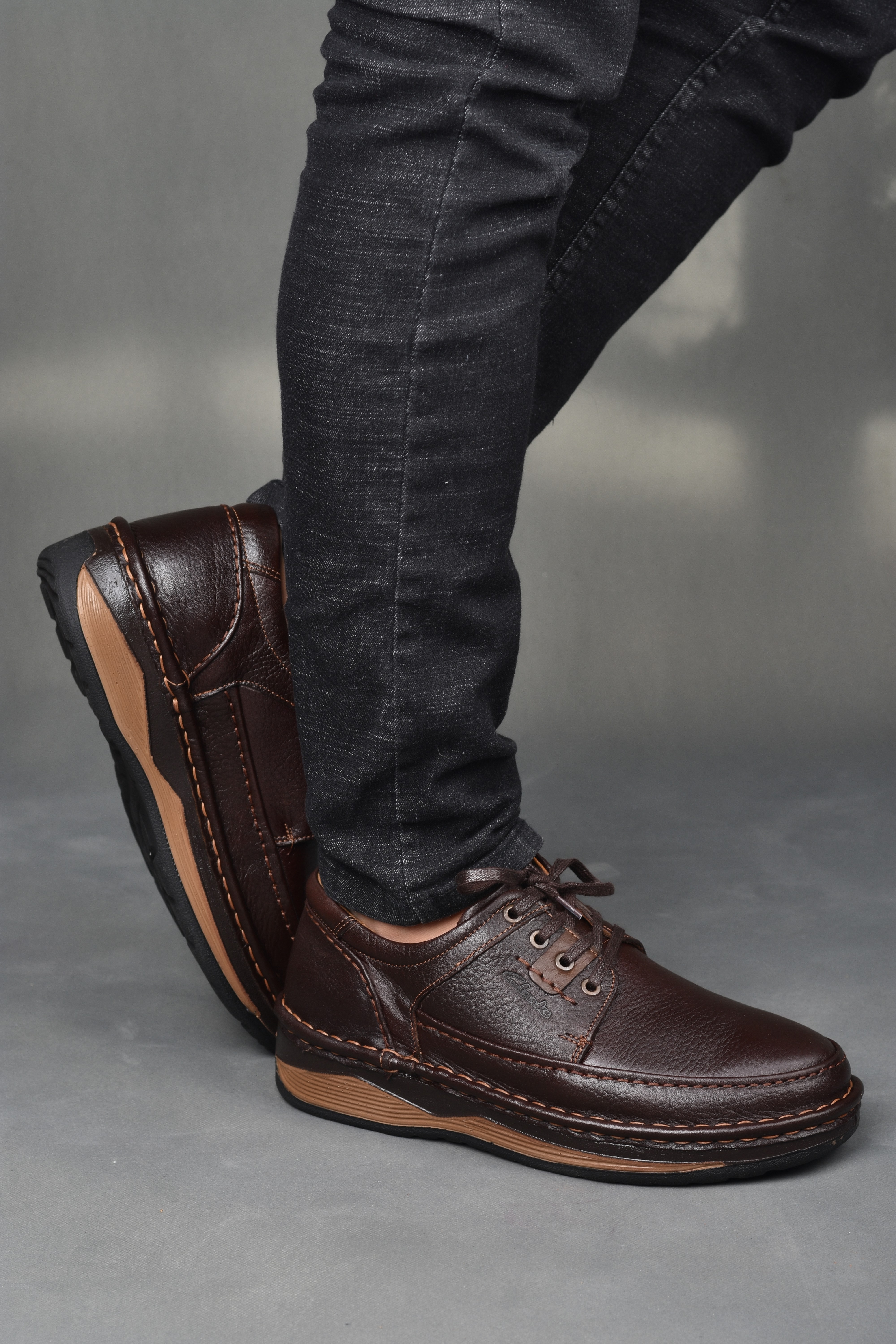 خرید آنلاین کفش طبی بندی مردانه آتن مدل اکتیو کد 03